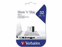 Verbatim Verbatim USB 2.0 Stick 32GB, Nano Store'n'Stay (R) 10MB/s, (W) 3MB/s,