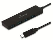 Mediarange USB-Verteiler MEDIARANGE USB-C Hub MRCS508, 4-port