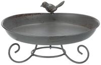 TRIXIE Vogeltr&auml;nke Metall-Vogeltr&auml;nke zum Hinstellen - grau - 800 ml/&oslash; 22 cm
