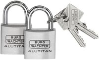 Burg W&auml;chter Vorh&auml;ngeschloss BURG-W&Auml;CHTER Vorh&auml;ngeschloss-Set 36151