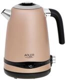 Adler Wasserkocher Adler AD 1295 Wasserkocher mit Temperatur-Regelung, 2200 W