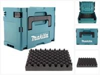 Makita Werkzeugkoffer MAKPAC 3 Systemkoffer - mit Universaleinlage f&uuml;r Makita 18 V