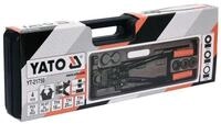 Yato Crimpzange Yato Rohrpress-Zange 4tlg. YT-21750, Zange mit 3 Eins&auml;tzen