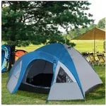 Outsunny Kuppelzelt Familienzelt, Personen: 3 (Campingzelt, 1 tlg.,...