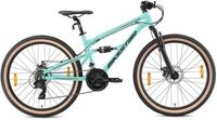 Bikestar Mountainbike, 21 Gang Shimano RD-TY300 Schaltwerk, Kettenschaltung, f&uuml;r