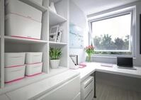 LEITZ Aufbewahrungsbox Aufbewahrungsbox myBox gro&szlig; A4 mit Deckel wei&szlig;/pink
