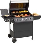 El Fuego Gasgrill Gasgrill "Columbus 4+1" von El Fuego&reg; inkl. Seitenbrenner