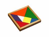Philos Spiel, Tangram - 7 Puzzleteile - Denkspiel - Knobelspiel - Geduldspiel