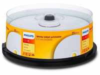 Philips CD-Rohling 25 Philips Rohlinge CD-R printable 80Min 700MB 52x Spindel