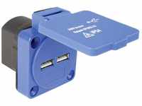AS Schwabe 230 V Einbausteckdosen mit USB Ports (45089)