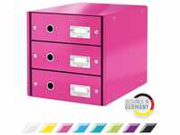 Leitz Box Click & Store pink DIN A4 3 Schubladen (6048-00-23)
