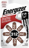 Energizer Energizer Knopfzelle ZA312 1.4 V 8 St. 160 mAh Zink-Luft Hearing Aid P