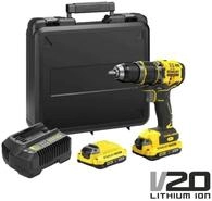 STANLEY Akku-Schlagschrauber STANLEY IMPACT DRIVER V20 SFMCD721D2K