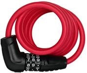 ABUS Kabelschloss Star 4508C, 150 cm rot