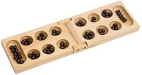 Gollnest & Kiesel Spiel Goki HS325 - Kalaha Spiel im Baumwollbeutel, Klappformat