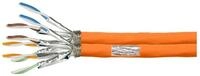 LogiLink CPV0063 Netzwerkkabel Orange 100 m Cat7 S/FTP (S-STP) LAN-Kabel
