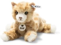 Steiff Kuscheltier Steiff Katze Mimmi 24 cm rot gestrommelt liegend Kuscheltier