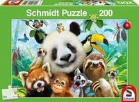 Schmidt Spiele Puzzle Puzzle - Einfach tierisch! (200 Teile), Puzzleteile