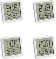 TFA Dostmann Hygrometer TFA Dostmann 4-pack Thermo-/Hygrometer Wei&szlig;...