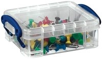 Really Useful Box Archivcontainer Box 0.2C Aufbewahrungsbox 0,2 l transparent...