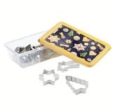 Zenker Backblech Zenker Ausstechformen-Set Box silber 18 St&uuml;ck, Silber