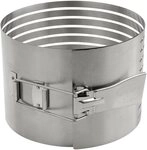 Dr. Oetker K&uuml;chenhelfer Tortenring Tortenboden-Schneidhilfe &Oslash;18-20x12 cm,