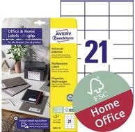 Avery Zweckform Druckerband Universaletikett 3481-10 (B x H) Papier wei&szlig; 210