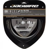 Jagwire Schaltzug Jagwire Schaltzugset Elite Sealed Road & Mountain 2x Schwarz -