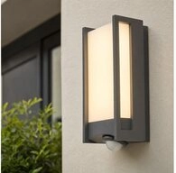 LUTEC LED Au&szlig;en-Wandleuchte, LED-Leuchtmittel fest verbaut, Warmwei&szlig;, LED
