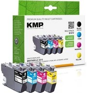 KMP 1 Tinten-Set B101V ERSETZT Brother LC-3213 - BK/C/M/Y Tintenpatrone (4 Farben)