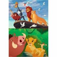 Educa Puzzle PUZZLE 2x48 L&Ouml;WENK&Ouml;NIG 18629, Puzzleteile