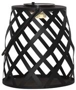STAR TRADING LED Solarleuchte Calabria, Solar Laterne Calabria 20 cm Schwarz...