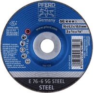 Pferd Schruppscheibe PFERD TOOLS 62208626 E 76-6 SG STEEL/10,0 Schruppscheibe
