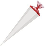 Nestler Schult&uuml;te Nestler Bastelschult&uuml;te wei&szlig; 6eckig 85cm 5fach sortiert