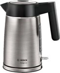 BOSCH Wasserkocher DesignLine TWK5P480, Ausgie&szlig;en ohne Spritzer,...