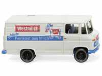 Wiking MB L 406 Kastenwagen Westmilch 027058 H0