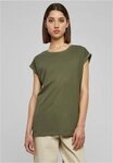 URBAN CLASSICS Rundhalsshirt Ladies Extended Shoulder Tee Damen T-Shirt
