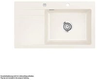 Systemceram K&uuml;chensp&uuml;le KeraDomo STEMA 86 SL Becken rechts Handbedienung...