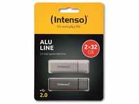 Intenso INTENSO USB-Stick Alu Line, 2x 32 GB USB-Stick