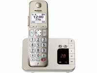 Panasonic KX-TGE260GN Schnurloses DECT-Telefon (Große beleuchtete Tastatur)