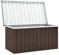 vidaXL Gartenbox, Gartenaufbewahrungsbox Braun 129 x 67 x 65 cm