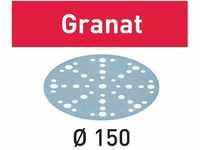 FESTOOL Schleifscheibe Schleifscheibe STF D150/48 P120 GR/10 Granat (575157), 10