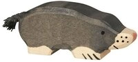 Holztiger Tierfigur HOLZTIGER Maulwurf aus Holz