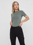Vero Moda T-Shirt Panda (1-tlg) Plain/ohne Details