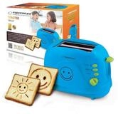 Esperanza 2-in-1-Toaster Esperanza Smiley Green Toaster 2-Scheiben EKT003B