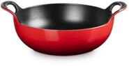 LE CREUSET Br&auml;ter Balti Dish 24 cm Classic Collection Kirschrot