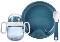 Mepal Kindergeschirr-Set Mio Babygeschirr 3er Set (3-tlg), Polypropylen, Silikon,