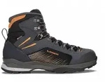 Lowa Vigo GTX (Trekking, Spaltleder-Textil, wassderdicht) navyblau/orange Wanderschuh