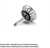 Systemceram Einbausp&uuml;le Alba-Siebkorbventil f&uuml;r Exzenterbet&auml;tigung