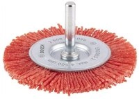 BOSCH Schleifaufsatz Scheibenb&uuml;rste, Nylonborsten, 75 mm, 1 mm, 8 mm, 4500 U/ min